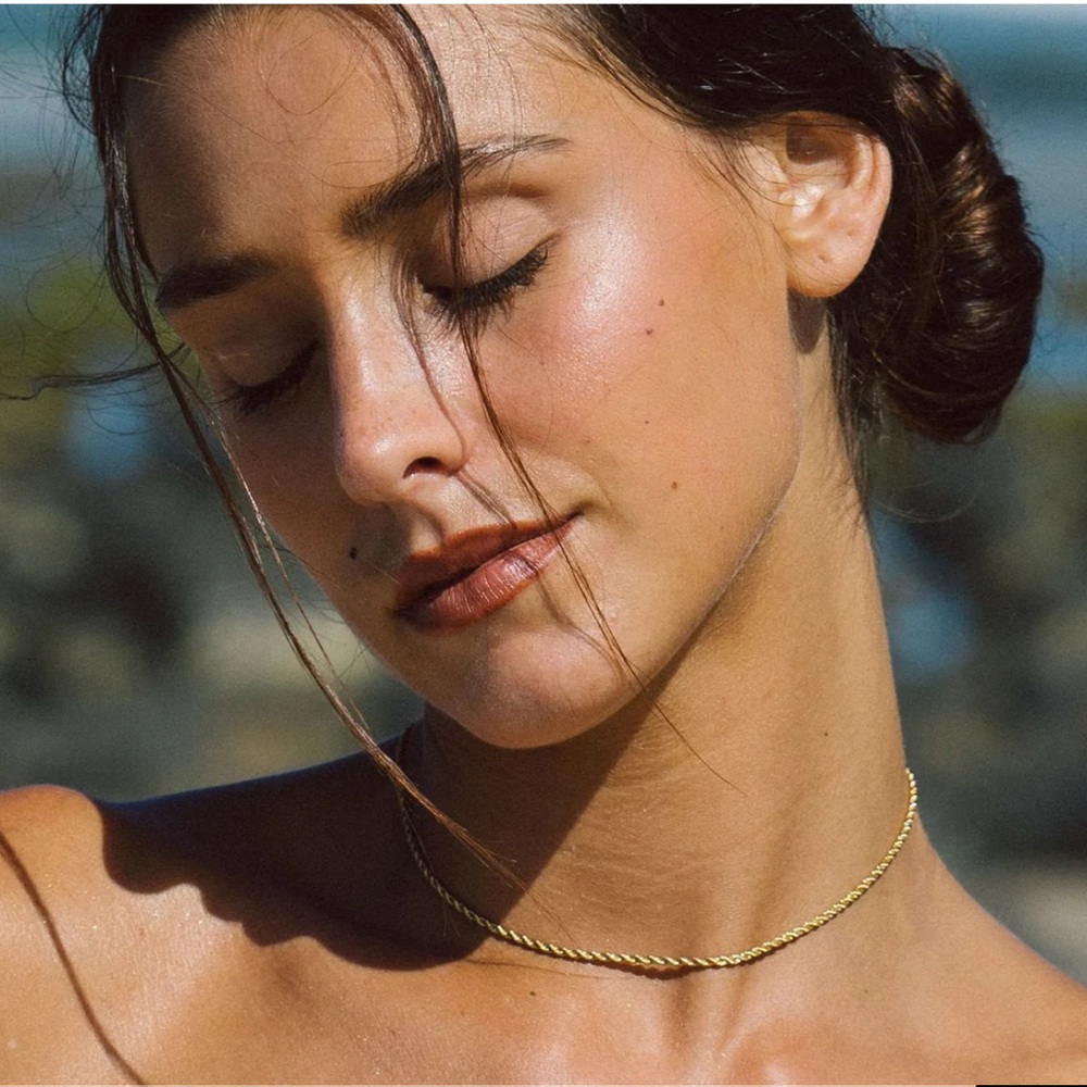 Atolea Calvi Rope Chain Choker Necklace